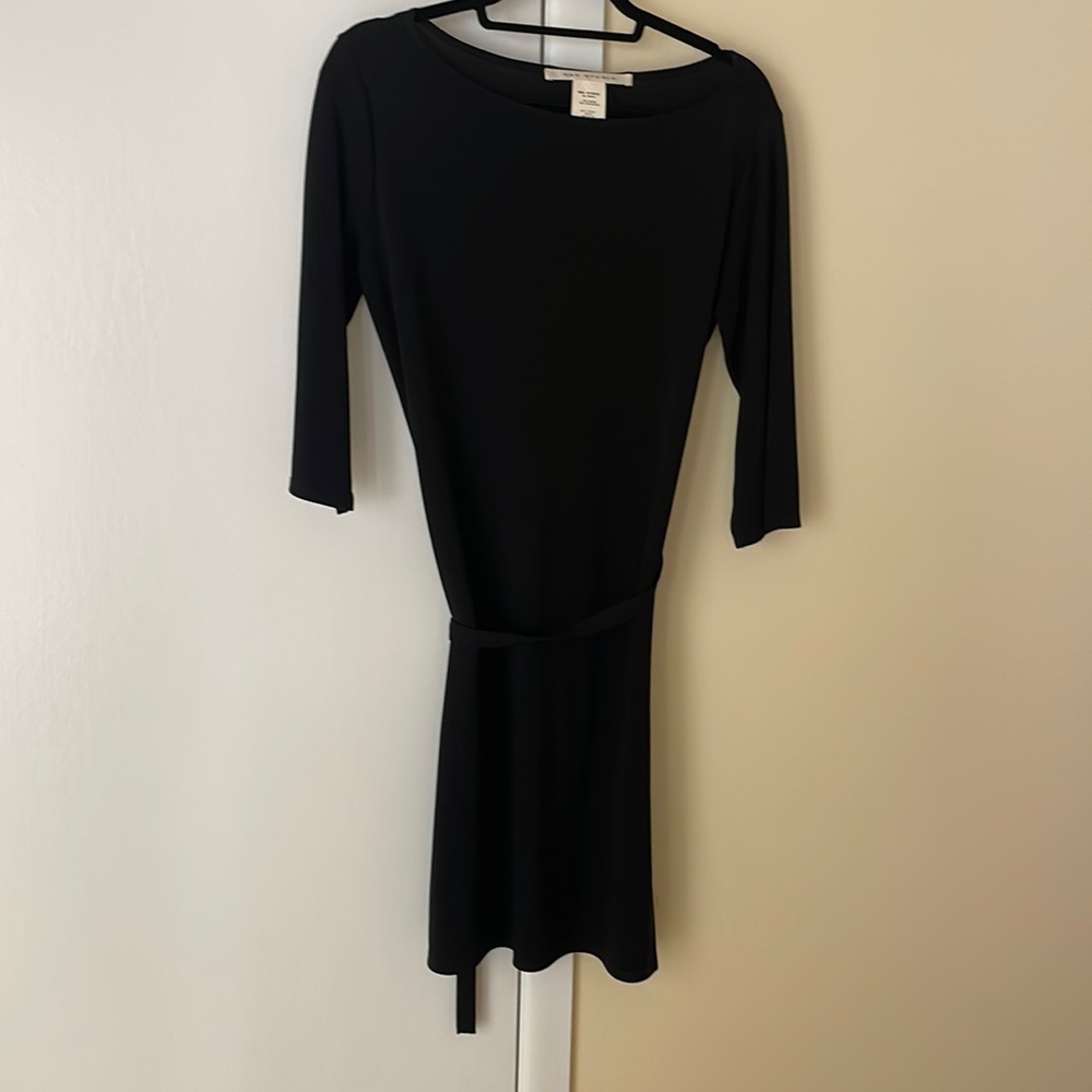 Max Studio Medium Black belted dress